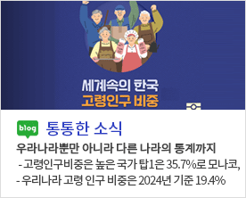 [ 통통한 소식 ]
우라나라뿐만 아니라 다른 나라의 통계까지
- 고령인구비중은 높은 국가 탑1은 35.7%로 모나코,
- 우리나라 고령 인구 비중은 2024년 기준 19.4%